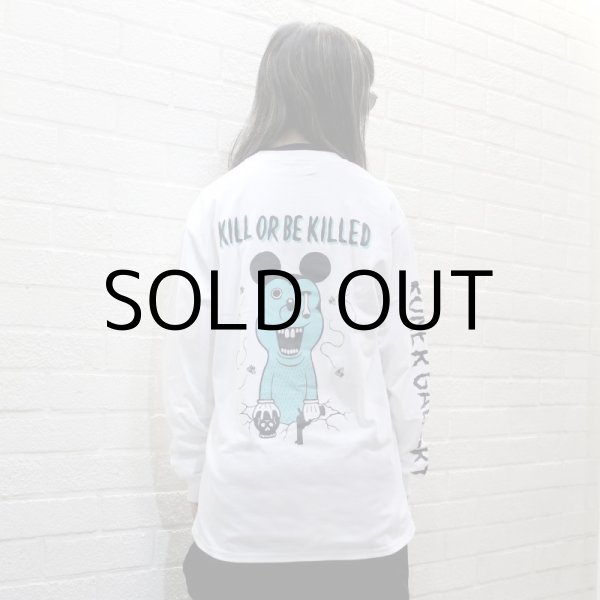 画像14: APPLETRAP L/S POCKET T-SHIRT "KILL OR BE KILLED" (14)