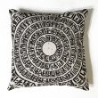 画像1: SANROKU CUSHION "SANROKU MANDALA"(white) (1)