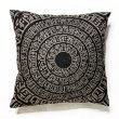 画像1: SANROKU CUSHION "SANROKU MANDALA"(black) (1)