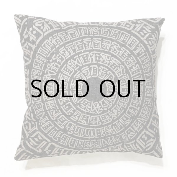 画像1: SANROKU CUSHION "SANROKU MANDALA"(black) (1)