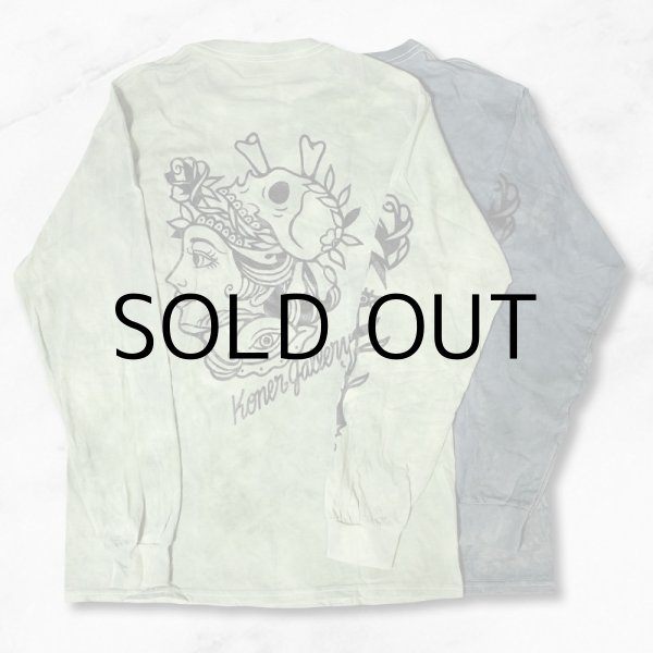 画像1: IZUMONSTER L/S T-SHIRT "KG" (TIE DYE) (1)