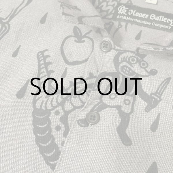 画像7: ILLSYNAPSE L/S PATTERN SHIRT(Gray) (7)