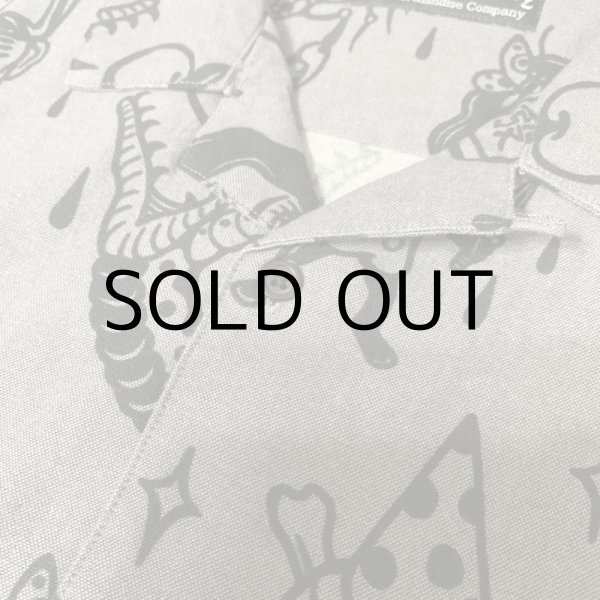 画像8: ILLSYNAPSE L/S PATTERN SHIRT(Gray) (8)