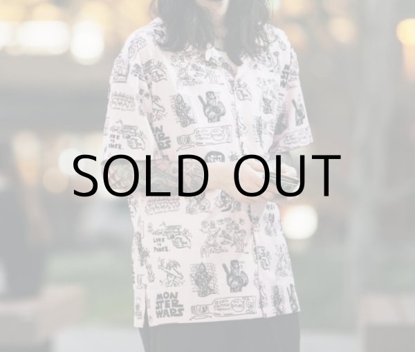 画像10: TOMASON MONSTER PATTERN SHIRT  (10)