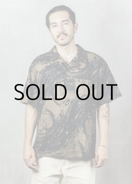 画像6: HIRO "BLACK FLAME" PATTERN SHIRT (6)