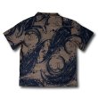 画像5: HIRO "BLACK FLAME" PATTERN SHIRT (5)