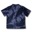 画像4: HIRO "BLACK FLAME" PATTERN SHIRT (4)