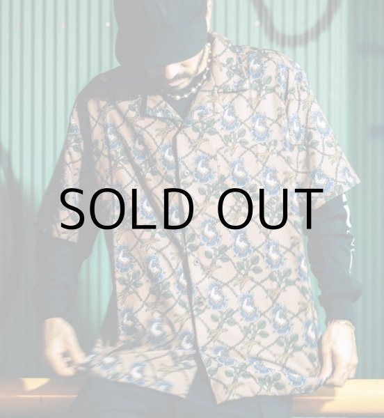 画像9: ILLSYNAPSE PATTERN SHIRT "ROSE OF CHICKEN" (9)