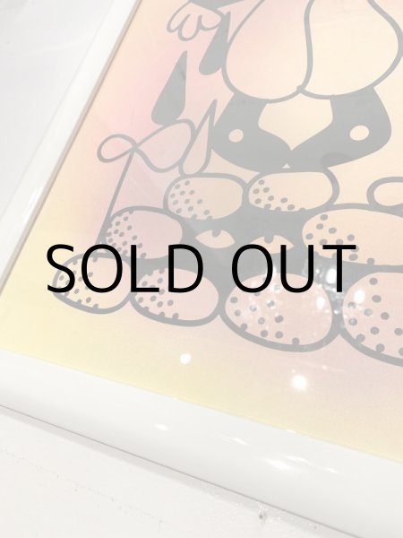 画像3: YUNG BACHELOR SILK SCREEN POSTER ※額縁付き(80×60cm) (3)