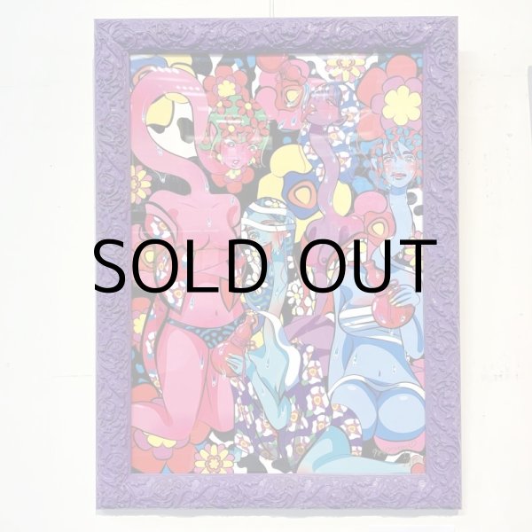 画像2: NAPOYAN A3 SIZE POSTER "乱酒女"(直筆サイン入り) (2)