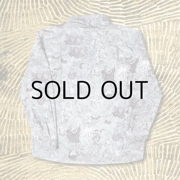画像2: DM710×GANJI "YOUKAI MOYOU" L/S PATTERN SHIRT (2)