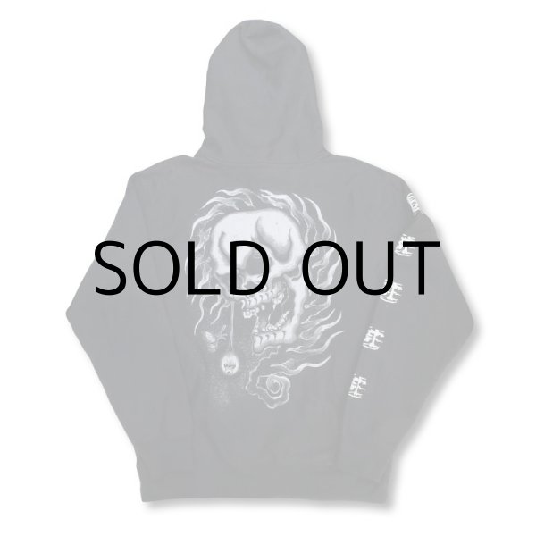 画像2: GxBxT&HORIZAKURA PREMIUM HEAVY WEIGHT HOODIE "SKULL&EYE BALL" (2)
