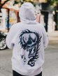 画像10: GxBxT&HORIZAKURA PREMIUM HEAVY WEIGHT HOODIE "SKULL&EYE BALL" (10)