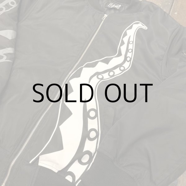 画像3: CIXEUR&DF.SQEZ BOMBER JACKET "DEVIL FISH" (3)