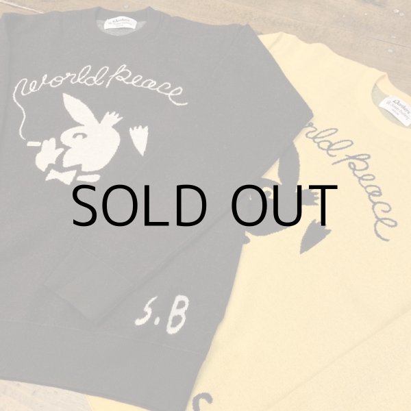 画像6: KG&WKRS KNIT SWEATER "WORLD PEACE" Designed by SCUMBOY (6)