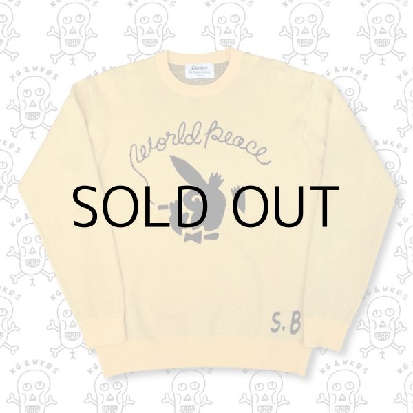 画像3: KG&WKRS KNIT SWEATER "WORLD PEACE" Designed by SCUMBOY (3)