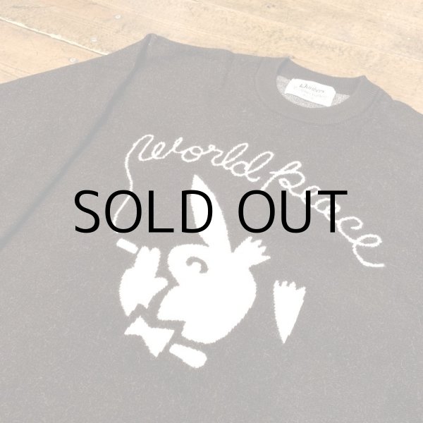 画像7: KG&WKRS KNIT SWEATER "WORLD PEACE" Designed by SCUMBOY (7)