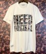 画像1: NEED ORIGINAL× Rafel Delalande T-SHIRT(White) (1)