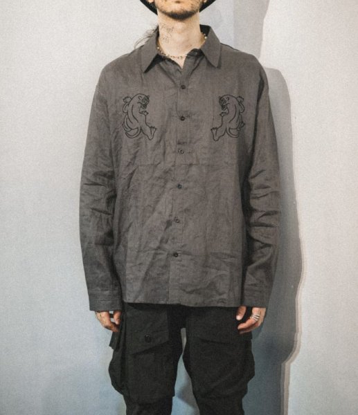 画像12: DISACOF "Diza panther" LINNEN L/S SHIRT (12)