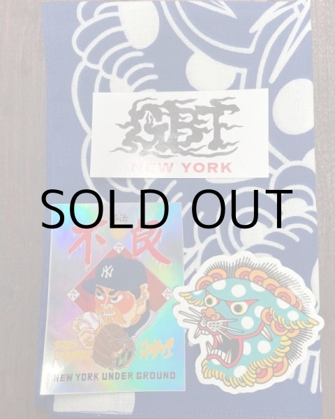 画像4: GxBxT&KOJI ICHIMARU "KARAJISHI TENUGUI STICKER SET" (4)