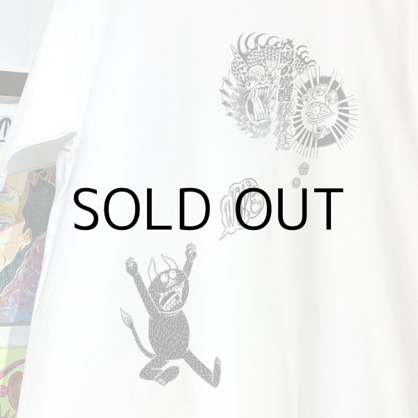 画像4: HIDEYUKI KATSUMATA T-SHIRT "太陽の覚醒 龍の復活" (4)