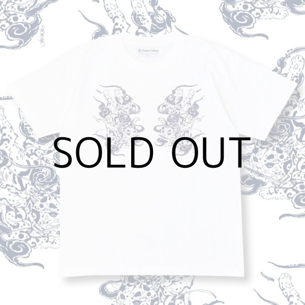 画像1: 大柴裕豪 T-SHIRT "猫又" (1)