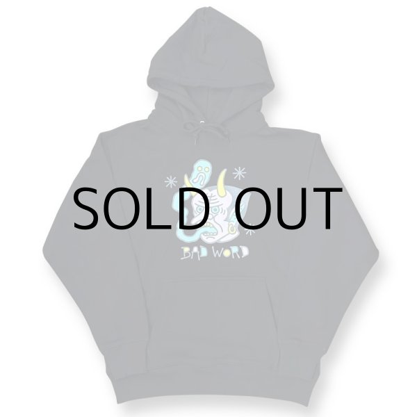 画像3: ILLSYNAPSE "BAD WORD" SWEAT HOODIE (3)