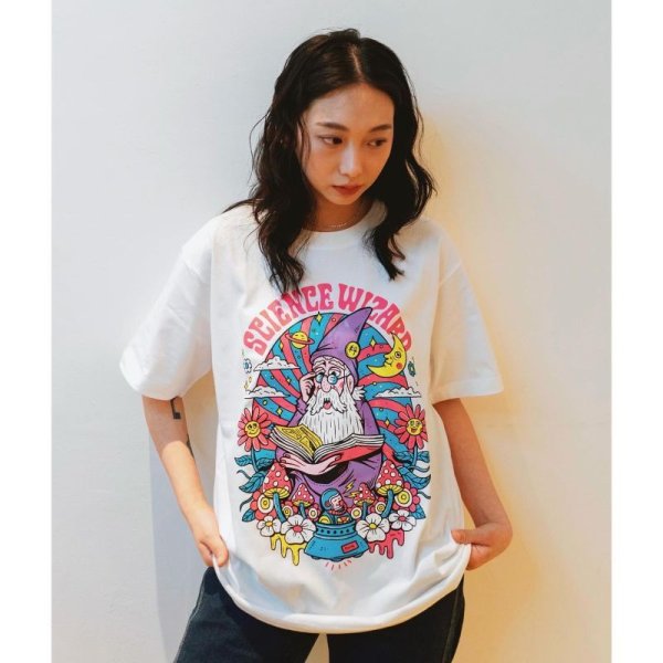 画像9: TM PAINT T-SHIRT "SCIENCE WIZARD" (9)