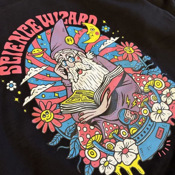 画像7: TM PAINT "SCIENCE WIZARD" SWEAT SHIRT (7)