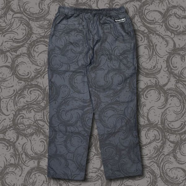 画像2: HIRO "BLACK FLAME CAMO" PATTERN PANTS (2)