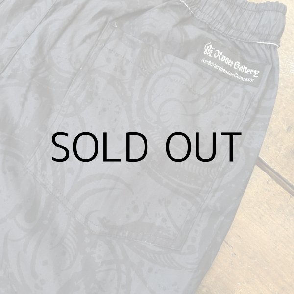 画像3: HIRO "BLACK FLAME CAMO" PATTERN PANTS (3)