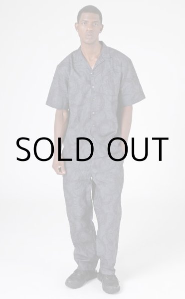 画像5: HIRO "BLACK FLAME CAMO" PATTERN PANTS (5)