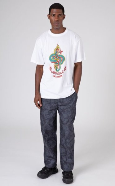 画像6: HIRO "BLACK FLAME CAMO" PATTERN PANTS (6)