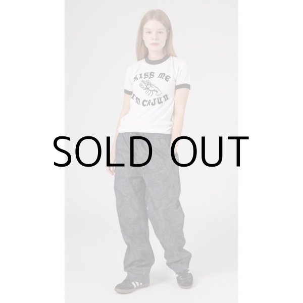 画像8: HIRO "BLACK FLAME CAMO" PATTERN PANTS (8)