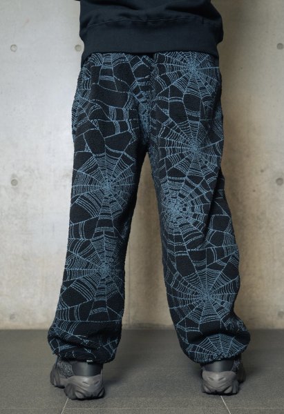 画像6: HORITATSU "SPIDER WEB" FLEECE PANTS (6)