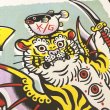 画像3: ILLSYNAPSE "K/G TIGER ACTION" RISO PRINTS (3)