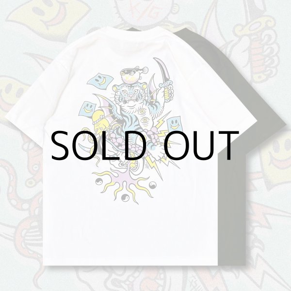 画像1: ILLSYNAPSE "K/G TIGER ACTION" T-SHIRT (1)