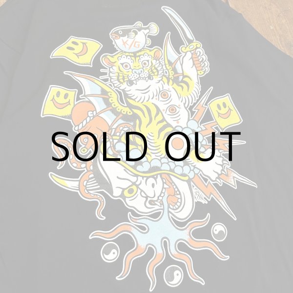 画像7: ILLSYNAPSE "K/G TIGER ACTION" T-SHIRT (7)