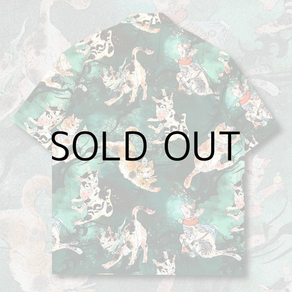 画像2: 大柴裕豪 "百猫" PATTERN SHIRT (2)