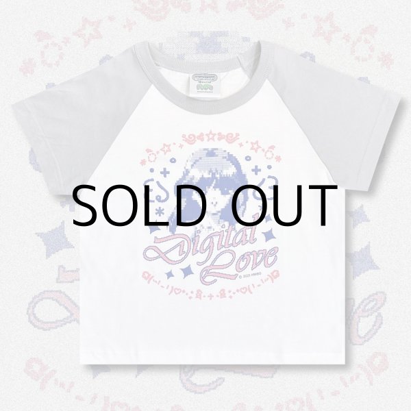 画像1: HOMEWARD BOUND "DIGITAL LOVE" RAGLAN BABY T-SHIRT (1)