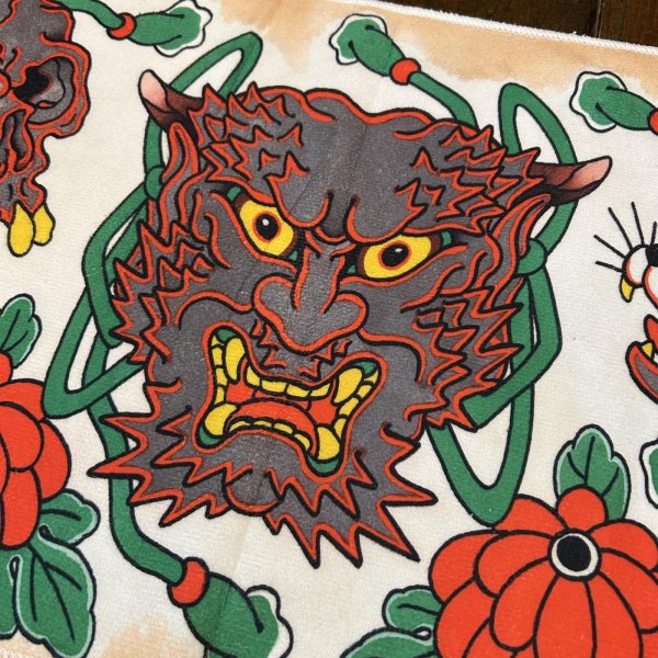 画像3: HIRO "JAPANESE MASK" MICROFIBER TOWEL (3)