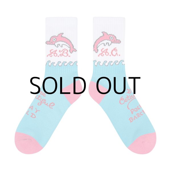 画像1: STAYGOLD×POLFISH "Dolphine" socks (1)