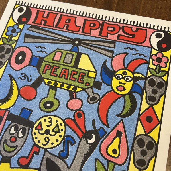 画像2: FASE "HAPPY LIFE" RISO PRINTS (2)