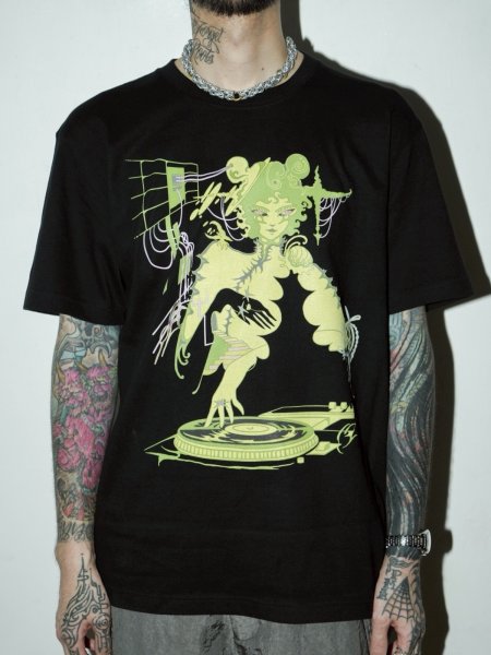 画像4: "PARALLEL DISCO" T-SHIRT artwork by PEZZEEP (4)