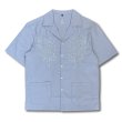 画像2: ILLSYNAPSE "Karma Floral" EMBROIDERY POCKET SHIRT (2)