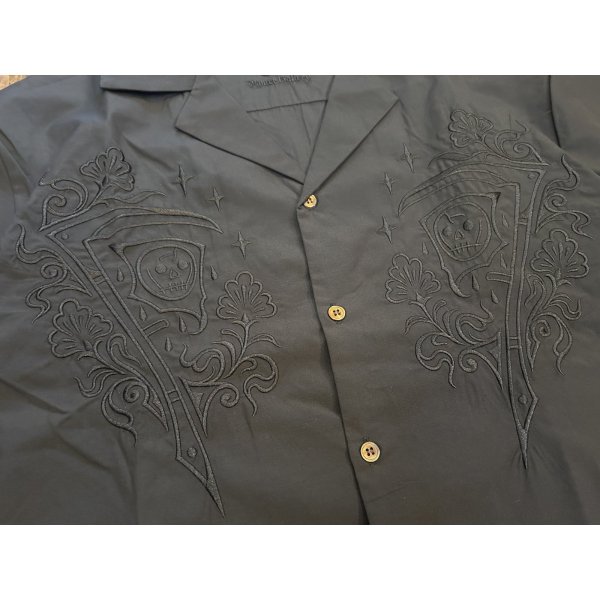 画像9: ILLSYNAPSE "Karma Floral" EMBROIDERY POCKET SHIRT (9)