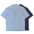 画像1: ILLSYNAPSE "Karma Floral" EMBROIDERY POCKET SHIRT (1)
