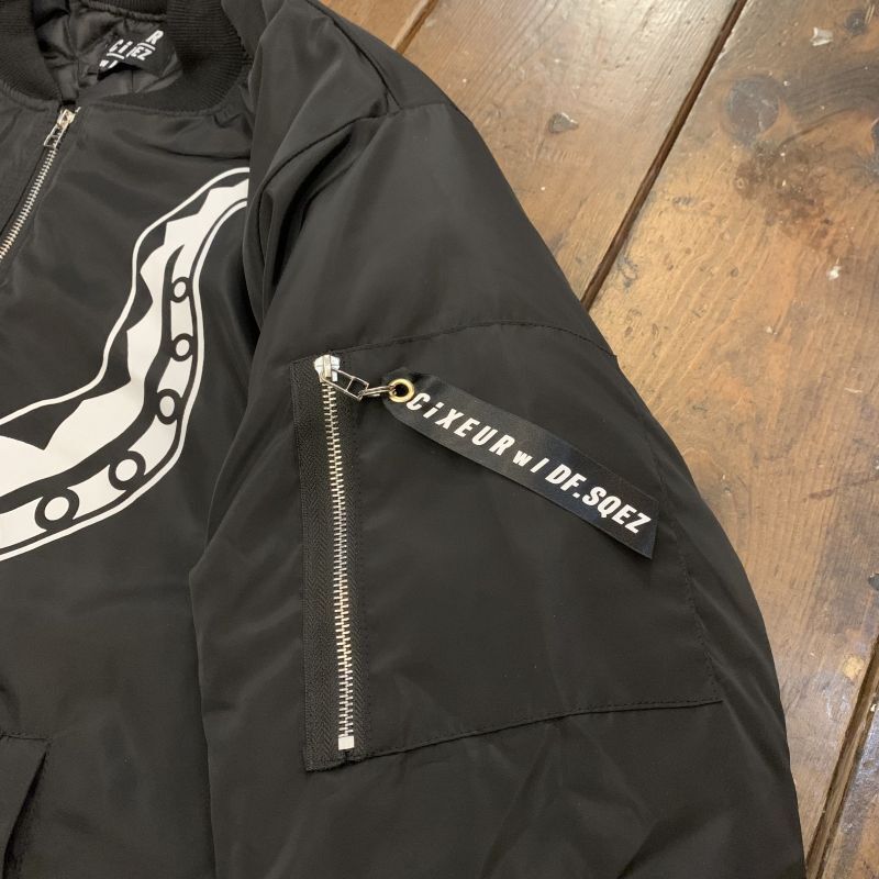 CIXEUR&DF.SQEZ BOMBER JACKET 